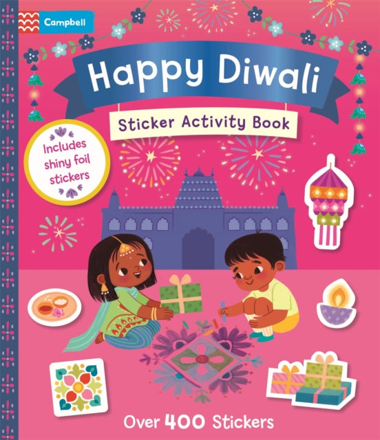 Happy Diwali Sticker Activity Book : With over 400 stickers-9781035088799