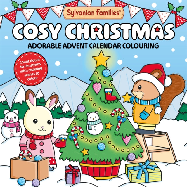 Sylvanian Families Cosy Christmas : Adorable Advent Calendar Colouring-9781037410932