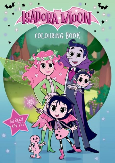 Isadora Moon Colouring Book, packed with colouring and drawing (as seen on TV)-9781382084819