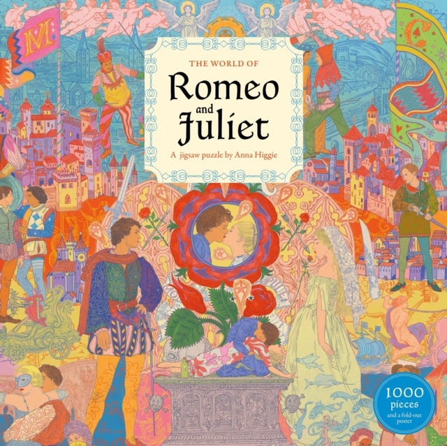 The World of Romeo and Juliet : A 1000-piece Shakespearean jigsaw puzzle by Anna Higgie-9781399639781
