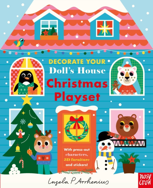 Decorate Your Doll's House: Christmas Playset : Festive interactive play pieces and stickers for your 3D house-9781807082413